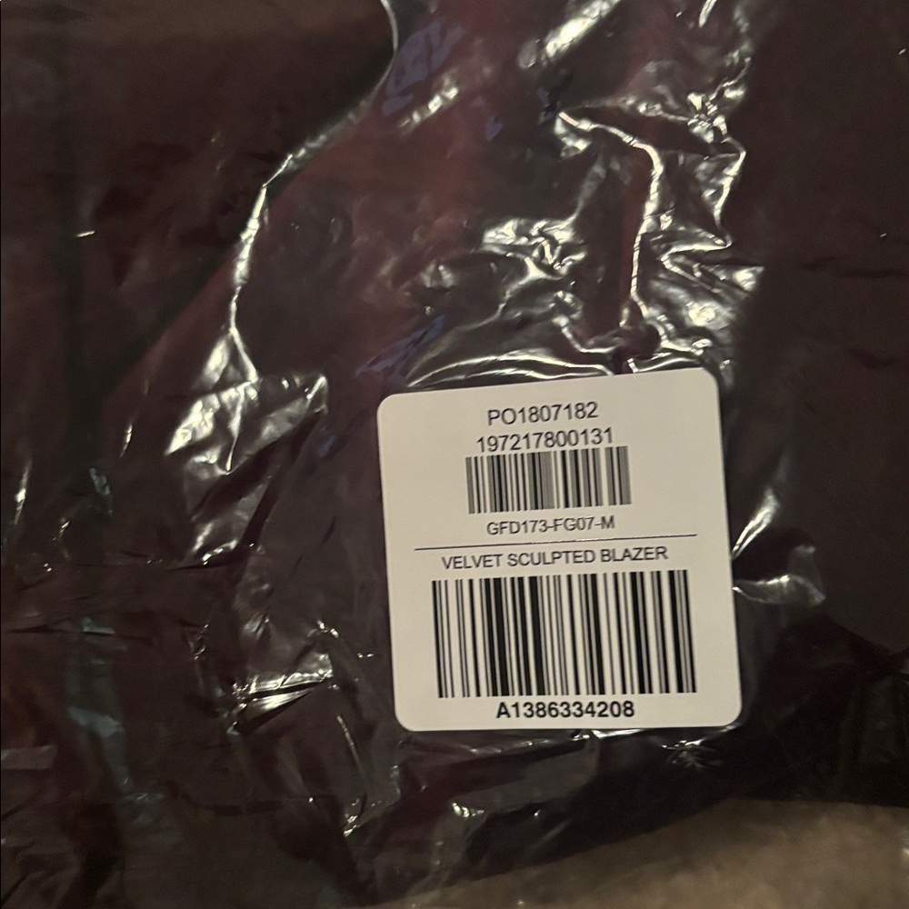 New Good American - VELVET SCULPTED BLAZER - Picture 5 of 5